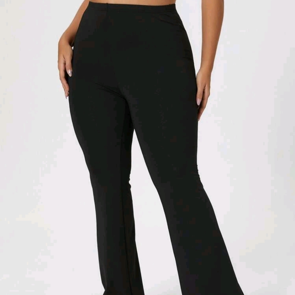 Flared leg pants